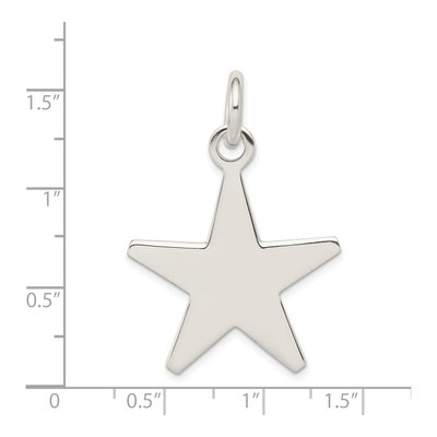 Sterling Silver Star Pendant – view 4