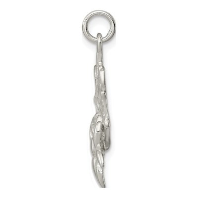 Sterling Silver Spider on Web Charm – view 3