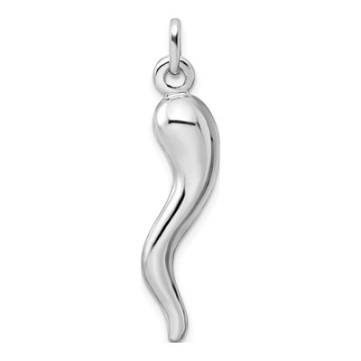 Sterling Silver Horn Pendant – view 4