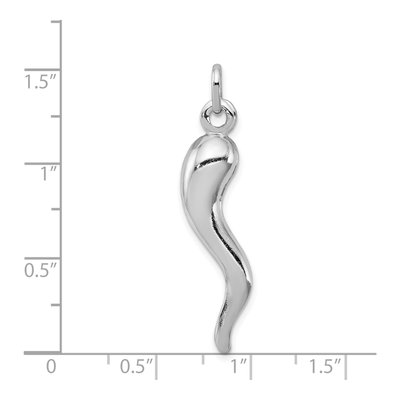 Sterling Silver Horn Pendant – view 5