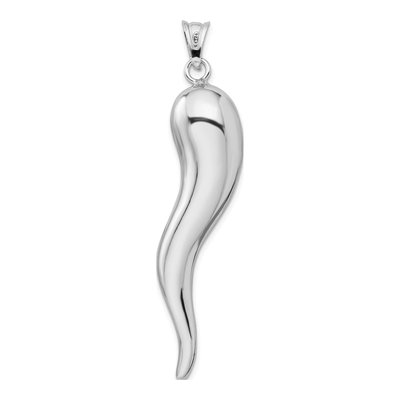 Sterling Silver Horn Pendant – view 4
