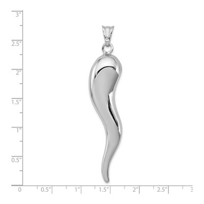 Sterling Silver Horn Pendant – view 5