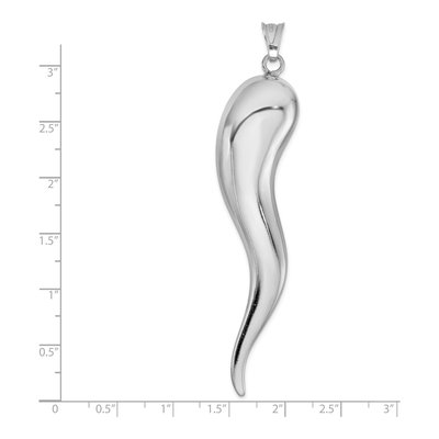 Sterling Silver Horn Pendant – view 5