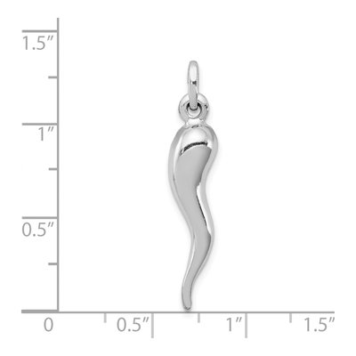 Sterling Silver Horn Pendant – view 5
