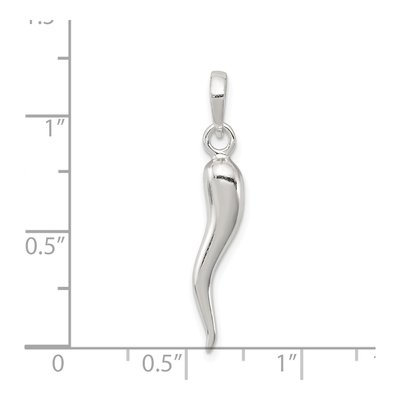 Sterling Silver Horn Pendant – view 4