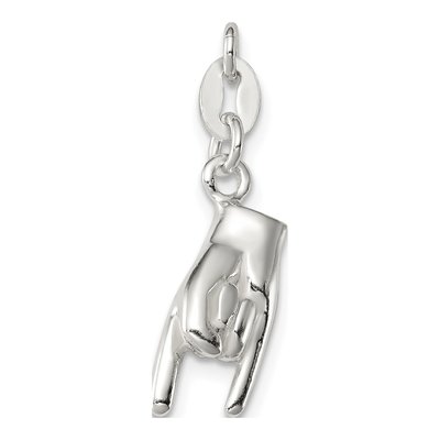 Sterling Silver Rock on Pendant