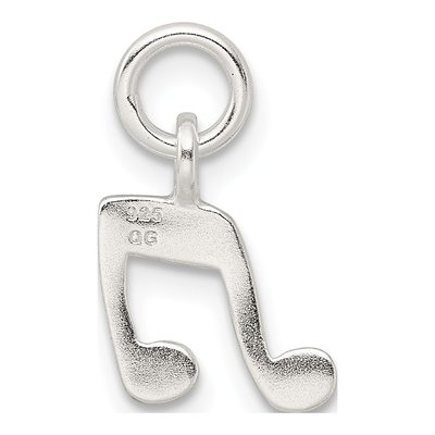 Sterling Silver Music Note Pendant – view 5