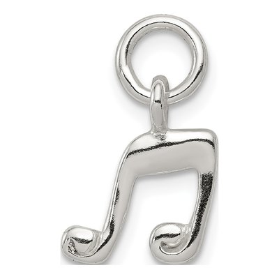 Sterling Silver Music Note Pendant