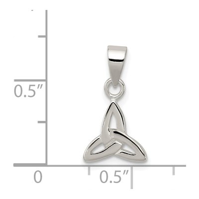 Sterling Silver Trinity Pendant – view 4
