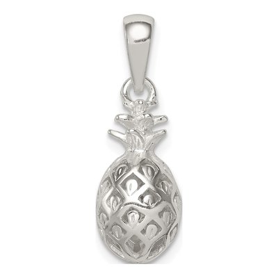 Sterling Silver 3-D Pineapple Pendant – view 5