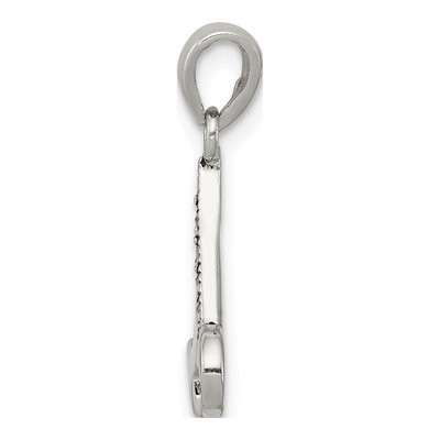 Sterling Silver Marcasite Martini Pendant – view 3