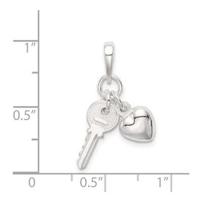 Sterling Silver Heart Pendant – view 5