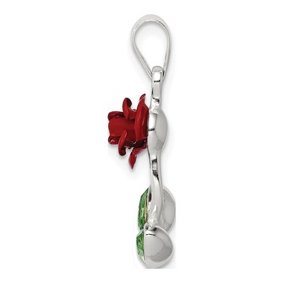 Sterling Silver CZ Enamel Charm – view 3