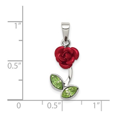 Sterling Silver CZ Enamel Charm – view 4