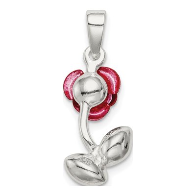 Sterling Silver CZ Enamel Charm – view 5