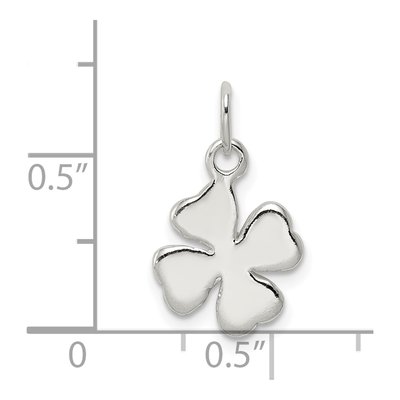 Sterling Silver Leaf Clover Pendant – view 4