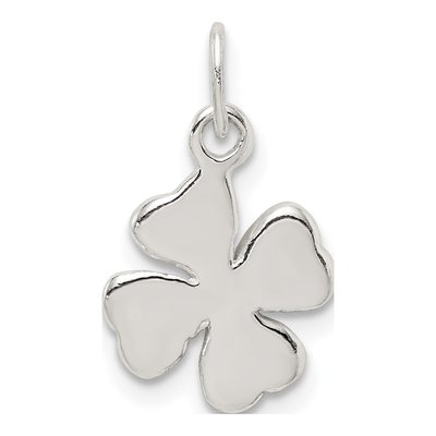 Sterling Silver Leaf Clover Pendant – view 5