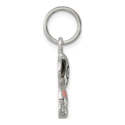 Sterling Silver Enameled Puppy Charm – view 3