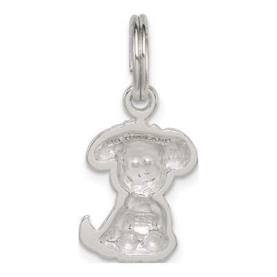 Sterling Silver Enameled Puppy Charm – view 5