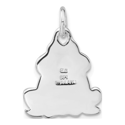 Sterling Silver Multicolor Enameled Frog Charm – view 4