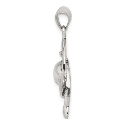 Sterling Silver Dolphin Charm – view 3