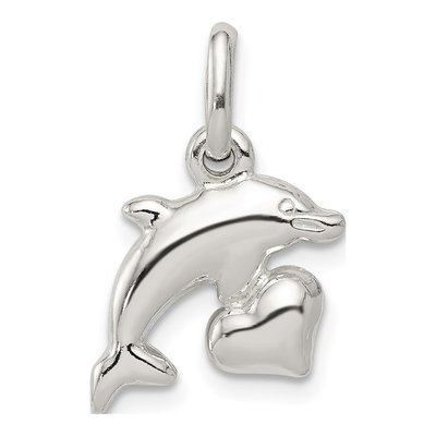 Sterling Silver Dolphin Pendant