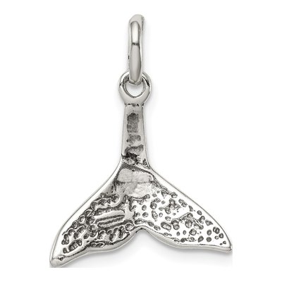Sterling Silver Whale Tail Pendant – view 5
