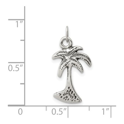 Sterling Silver Palm Tree Pendant – view 4