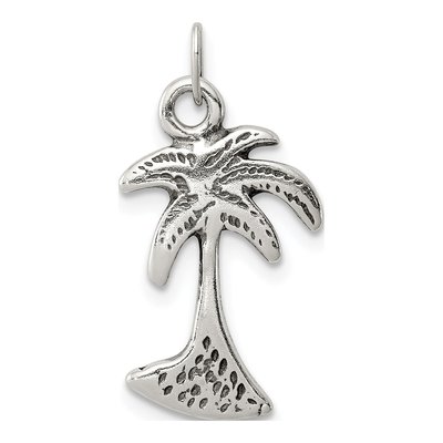 Sterling Silver Palm Tree Pendant