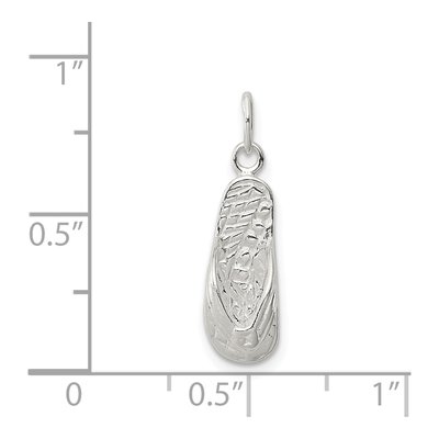 Sterling Silver Flip Flop Pendant – view 4