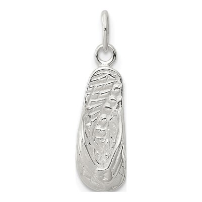 Sterling Silver Flip Flop Pendant
