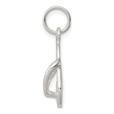 Sterling Silver Flip Flop Pendant – view 3