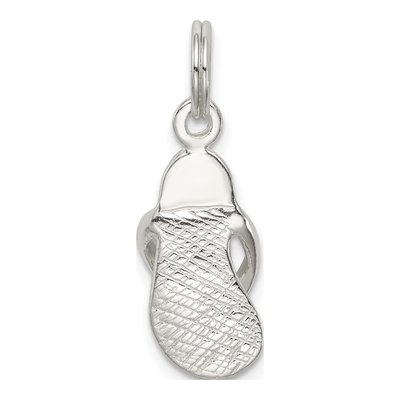 Sterling Silver Flip Flop Pendant – view 5