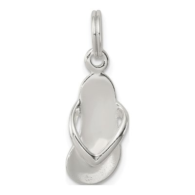 Sterling Silver Flip Flop Pendant