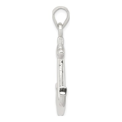 Sterling Silver Anchor Pendant – view 3