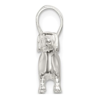 Sterling Silver Dachshund Pendant – view 3
