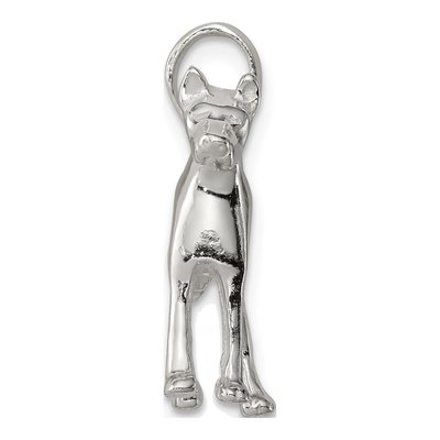Sterling Silver Great Dane Pendant – view 3