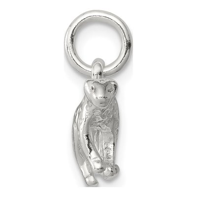 Sterling Silver Leopard Charm – view 3