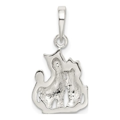 Sterling Silver Cats Pendant – view 5