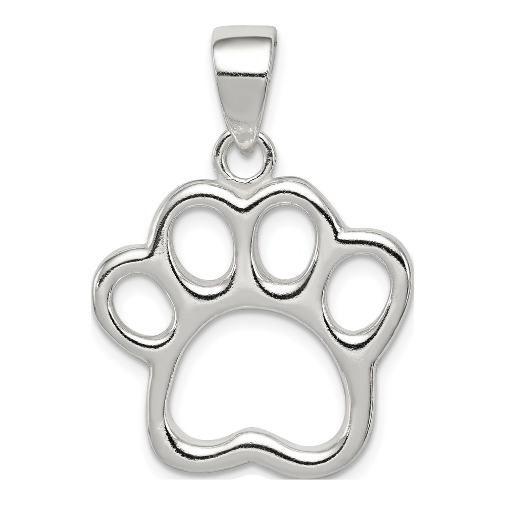 Sterling Silver Paw Pendant