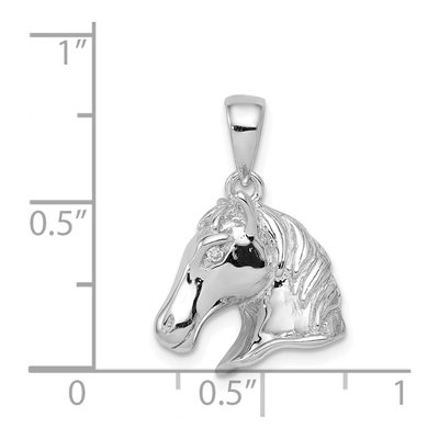 Sterling Silver Horse Pendant – view 5