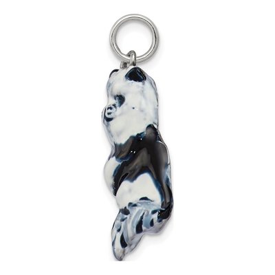 Sterling Silver Black Cat Pendant – view 3