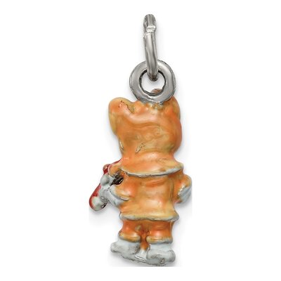 Sterling Silver Enamel Cat Playing Violin Charm – view 5