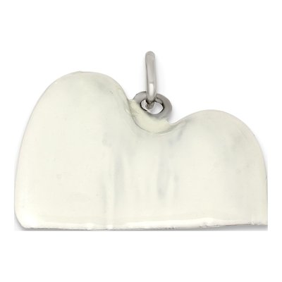 Sterling Silver Enameled Maltese Cross Charm – view 5