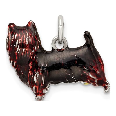 Sterling Silver Cairn Terrier Charm – view 5