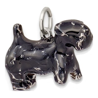 Sterling Silver Scottish Terrier Pendant – view 6