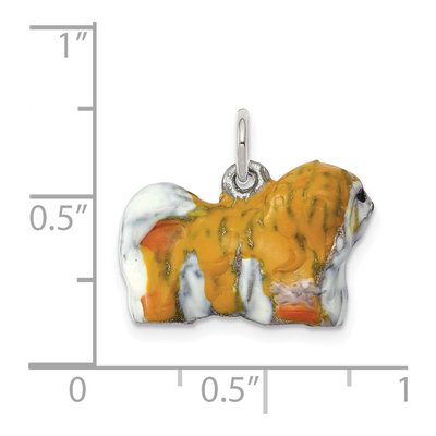 Sterling Silver Lhasa Apso Dog Pendant – view 4