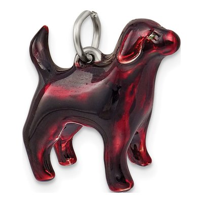 Sterling Silver Chocolate Labrador Charm – view 6