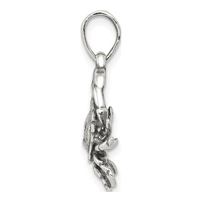 Sterling Silver Cancer Zodiac Pendant – view 3