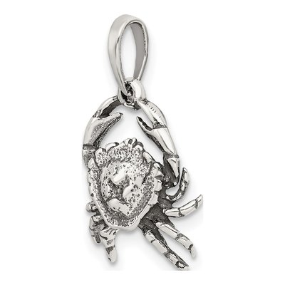 Sterling Silver Cancer Zodiac Pendant – view 6